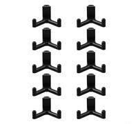 Gettimore Ganci per attrezzi in plastica ABS per capannoni a vita con per rivestimenti verticali, soluzione per riporre strumenti come pale e rastrelli disponibili (10 pezzi)