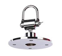 Gettimore Gancio girevole a 360° in acciaio inossidabile per palla da boxe a forma di pera, resistente, base con viti per allenamento MMA