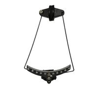 Gettimore Goniometro angolare per modellini radiocomandati ad ala fissa, 0-50 gradi, con struttura in lega di alluminio CNC, letture su entrambi i lati, imbottitura in spugna non dannosa