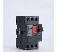 Gettimore Interruttore di protezione motore, interruttore automatico GV2ME10C 4-63A, montaggio su guida DIN da 35 mm, nero