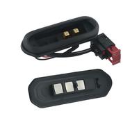 Gettimore Interruttore scorrevole per sportello Fiat Ducato, Jumper, Boxer 1348483080 6366C5-2 Pack, in plastica nera, ricambio con sensore contattore, montaggio diretto per Multijet, BlueHDi, HDi