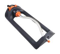 Gettimore Irrigatore automatico oscillante per prato, base in plastica con tubo in alluminio, spruzzatore oscillante da 45,5 cm per irrigazione da giardino