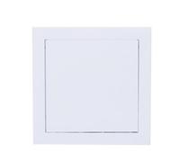 Gettimore Ispezione per porta con interruttore, Portello di accesso a soffitto in lega di alluminio zincato, Cerniera di apertura 135, Parete telaio rinforzato e manutenzione tubi di drenaggio