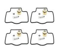 Gettimore Kawasaki ZX9R C1 C2 1998 1999 Kit di riparazione carburatore per moto, set di 4, parti in ottone e gomma per la ricostruzione del carburatore