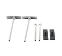 Gettimore Kit di estensione del tubo della valvola di scarico per camper con tubi da 6 "e 9" per set di sostituzione della valvola di scarico camper