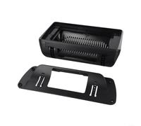 Gettimore Kit di montaggio per cruscotto auto a doppio DIN, 25,4 cm e 25,4 cm, per navigatori grandi e grandi, in plastica ABS, colore nero