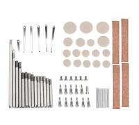 Gettimore Kit di parti di riparazione per clarinetto con viti e molle, metallo e pelle di pecora strumenti di ricambio fai da te per la manutenzione degli strumenti a fiato, compatibile con sassofono