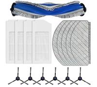Gettimore Kit di ricambio per aspirapolvere per aspirapolvere Deebot N20, N20 PLUS, N20 PRO PLUS, 1 spazzola principale + 4 filtri + 5 panni + 6 spazzole laterali