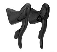 Gettimore Kit leva del cambio per bici da strada R3 R5 R7 Speed Deragliatore System con struttura in lega di alluminio, include leve del cambio sinistro e destro e cavi per la trasmissione di