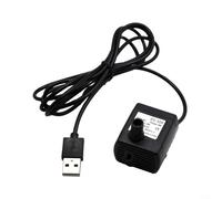 Gettimore Kit pompa sommergibile da 5 Volt DC con cavo USB, funzione acqua silenziosa per bagnetto per uccelli, acquario, piccolo laghetto da giardino