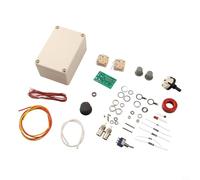 Gettimore Kit sintonizzatore antenna manuale per radio prosciutto QRP, topologia tipo T 1-30 MHz con indicatore di onda stazionaria, potenza RF 15W, montaggio fai da te