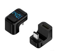 Gettimore L'adattatore USB C leggero con un design unico offre trasferimenti di dati veloci fino a 20 Gbps e supporta potenti esigenze di ricarica (display numerico)