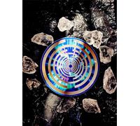 Gettimore Lakhovsky Style Energy Disk per Tesla Energy, disco polarizzatore con cromoterapia, bobina placcata oro impermeabile equilibrio spirituale