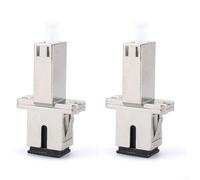Gettimore LC all'adattatore a fibra ottica dello Sc 2-Pack per le reti di comunicazione ottica, perdita di inserzione bassa ≤0.2dB, durevole per i sistemi di lan di CATV