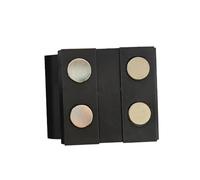 Gettimore Magnetico per lo scaffale di stoccaggio additivo diesel del contenitore per la nave del camion di Rv con il supporto di 40 Oz Tle, materiale nero di Pla