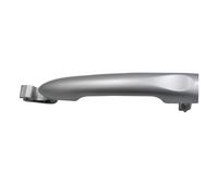 Gettimore Maniglia per porta esterna, in ABS, colore nero e argento, compatibile con Renault Fluence 2011-2015, anteriore e posteriore, sinistra, destra, argento