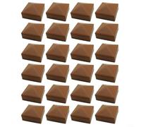 Gettimore Migliora il tuo giardino con le coperture in plastica per pali di recinzione proteggono i pali in legno dalle condizioni meteorologiche difficili (24 pezzi)