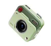 Gettimore Mini fotocamera digitale CCD, 1080P HD, con sensore da 8 MP, fotocamera compatta per studenti, compatibile con scheda TF, marrone/rosso/verde/nero/bianco