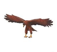 Gettimore Modello di aquila in plastica per decorazione educativa e ufficio, figura realistica di animale simulazione con colori vivaci, 15 x 5,5 x 7 cm