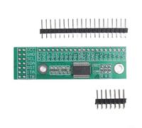 Gettimore Modulo di espansione IO a 16 canali con chip MCP23017, interfaccia I2C, velocità 100kHz-1.7MHz, unità 25mA per porta e applicazioni industriali, PCB verde