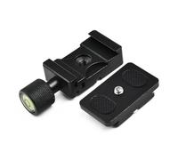 Gettimore Morsetto K30 in alluminio e piastra a sgancio rapido da 30 mm con vite da 1/4 di pollice per Benro Arca per fotocamera svizzera treppiede accessori testa