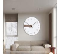 Gettimore Orologio da parete digitale con movimento silenzioso, 30 cm, design nordico minimalista per la decorazione di casa e ufficio