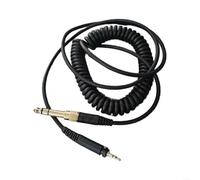 Gettimore Oxygen- Cavo per cuffie in rame SHR440 SHR840 SHR940 750DJ, 2,5 m, placcato oro, da 3,5 mm a 2,5 mm, cavo di ricambio, colore nero