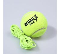 Gettimore Pallina da tennis ad alta elasticità con elastico per migliorare il rimbalzo e la coordinazione occhio-mano, diametro 64 mm, verde