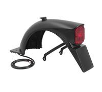 Gettimore Parafango posteriore con staffa e fanale posteriore per scooter elettrico Nine E5, per modello E5, materiale ABS + PC, 27,8 x 9,3 cm, nero