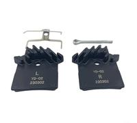 Gettimore Pastiglie freno a disco per bicicletta con struttura in resina con dissipazione del calore avanzata e proprietà resistenti alle intemperie per un arresto costante