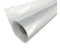 Gettimore Pellicola trasparente in PE da 0,04 mm per capannone ad arco piccolo, copertura in plastica trasparente per coltivazione di frutta e fiori, resistente alle intemperie