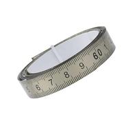 Gettimore Per righello in acciaio inossidabile per righello 1 m/2 m/, larghezza 13 mm, panche per la lavorazione del legno, seghe da tavolo e seghe per troncatrice, supporto con nastro adesivo