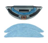 Gettimore Piastra mocio per serbatoio dell'acqua per robot aspirapolvere Tesvor X500 X500PRO M1 S6 S4, compatibile con funzione di pulizia, 1 piastra per mocio e 2 panni lavabili