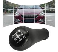 Gettimore Pomello del cambio a 5 marce per FIAT Stilo 2001-2007 per cambio manuale, maniglia di ricambio in ABS nero con maggiore comfort, installazione semplice, adatto per modelli 1.8 16V e 1.9 JTD