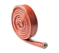 Gettimore Resistente ad alta temperatura ad alta temperatura del protettore 1.5m del cavo della vetroresina del silicone della manica dello scudo termico