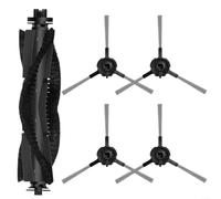 Gettimore Ricambio per spazzola a rullo principale con 4 spazzole laterali per aspirapolvere robot Cleanova e Vexilar per W7 W9 W11 W15, kit di facile installazione