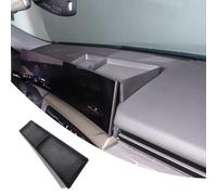 Gettimore Scatola portaoggetti per cruscotto in ABS compatibile con BMW Serie 5 G60 2024, organizer per vassoio posteriore dietro lo schermo, nero