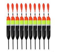 Gettimore Set di 10 galleggianti da pesca, in plastica, accessori per canna da pesca in mare a lunga distanza, accessori per la pesca in acqua ferma e in acqua corrente (10 g)