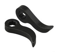 Gettimore Set di 2 adattatori per chiave a leva da 1/2 "e 3/8" teste adattatori per rimozione semialbero strumenti di riparazione auto in metallo per barra di rottura e cricchetto