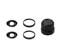 Gettimore Set di 2 lenti intercambiabili per Insta360 X5, vetro ottico ad alta definizione, dimensioni compatte 8,7 x 10,8 x 3,5 cm, compatibile con action camera INSTA360 X5 nero