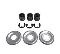 Gettimore Set di clip per rondella frizione con cuscinetto ad aghi, per motosega MS170, MS180, MS210, MS230, MS250, 017, 018, 021, 023, 025, costruzione in metallo, 3 rondelle frizione, 3 clip a E, 3
