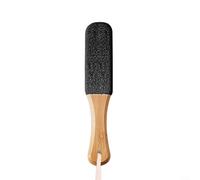 Gettimore Set di raspe in legno bianco, 21,8 x 4,5 cm, ad alta efficienza, per rimuovere calli ed esfoliare, manico ergonomico, per piedi lisci, per la casa e la spa (nero)