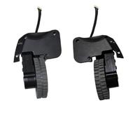 Gettimore Set di ruote di ricambio sinistra e destra per robot aspirapolvere compatibile con Coredy R750 D400 R550 R500+ R600 R650, struttura in plastica resistente, movimento fluido a basso rumore