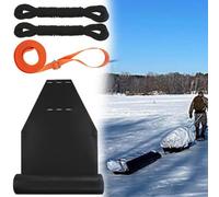 Gettimore Slitta con corda, 1800 cm, multiuso, per caccia e legna da ardere, per uso esterno