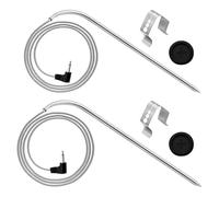 Gettimore Sonde per carne 9004190170 compatibili con Masterbuilt Gravity Series 560/800/1050, sonda di temperatura di ricambio per barbecue grill, in acciaio inossidabile, confezione da 2 pezzi