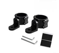 Gettimore Staffa di montaggio regolabile UTV Whip Light per roll cage da 4,3 a 5,1 cm, supporto per barra luminosa a LED in alluminio compatibile con accessori Maverick X3 Mule YXZ Off Road (un paio