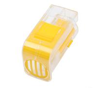 Gettimore Strumento di marcatura in plastica per api regina con una sola mano per uso apiario, design a rete sicura, 90 x 41 mm