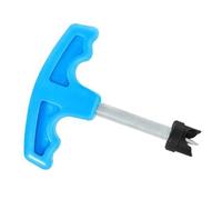 Gettimore Strumento per aprire fori per tubi in PE da 16 mm con manico a T, perforatore manuale per irrigazione per giardinaggio, agricoltura e uso esterno, blu