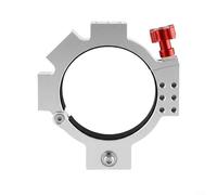 Gettimore Supporto in lega di alluminio per telecamere ad anello ASI, supporto telescopico ID da 78 mm con filettatura M6 e 1/4"-20 (argento)