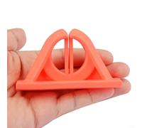 Gettimore Supporto per canna da pesca in silicone senza trapano, organizer da parete con materiale per uso alimentare, salvaspazio, verticale, giallo (arancione)
